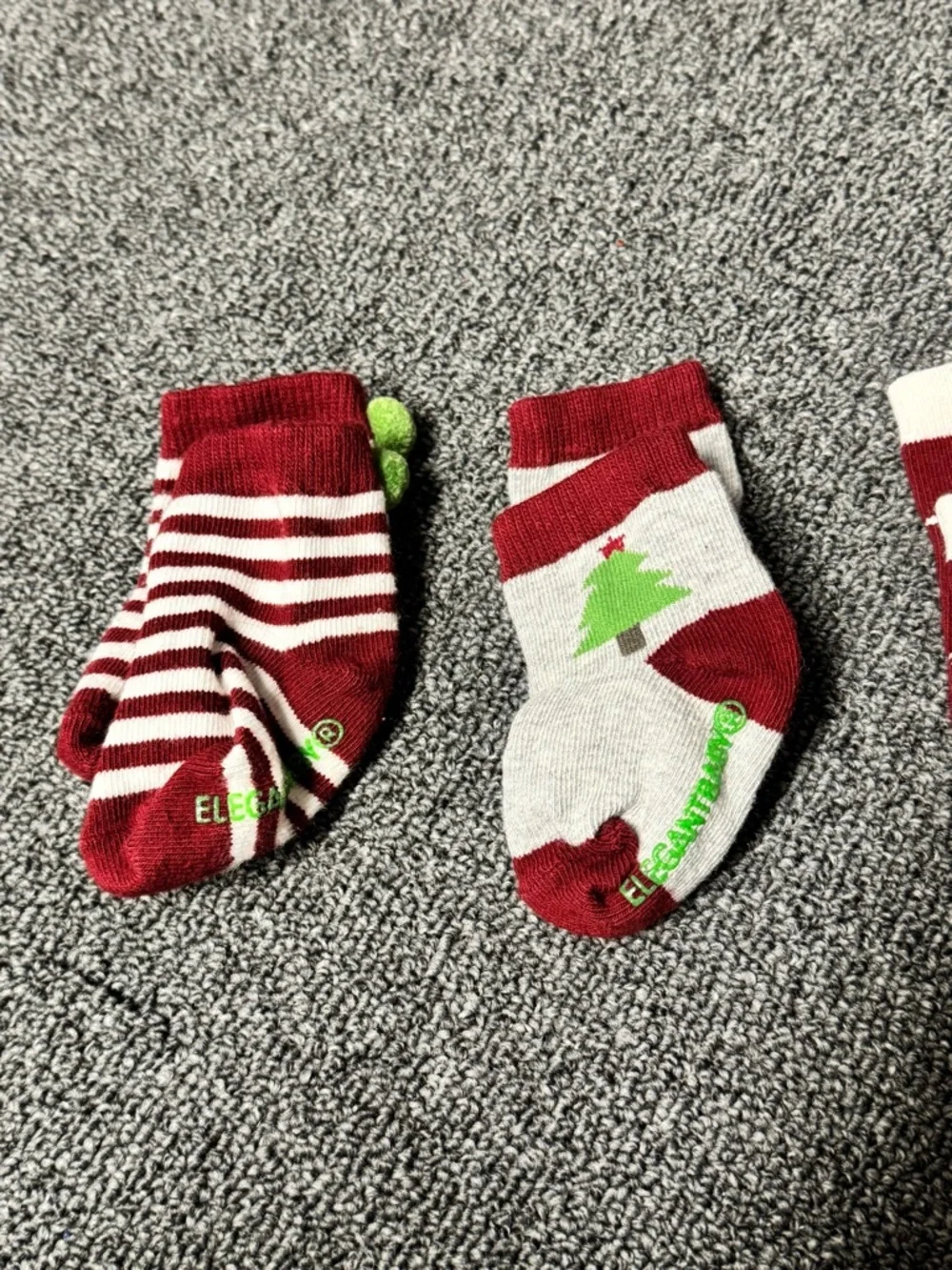 Holiday Baby Socks - Red & White Christmas Pack